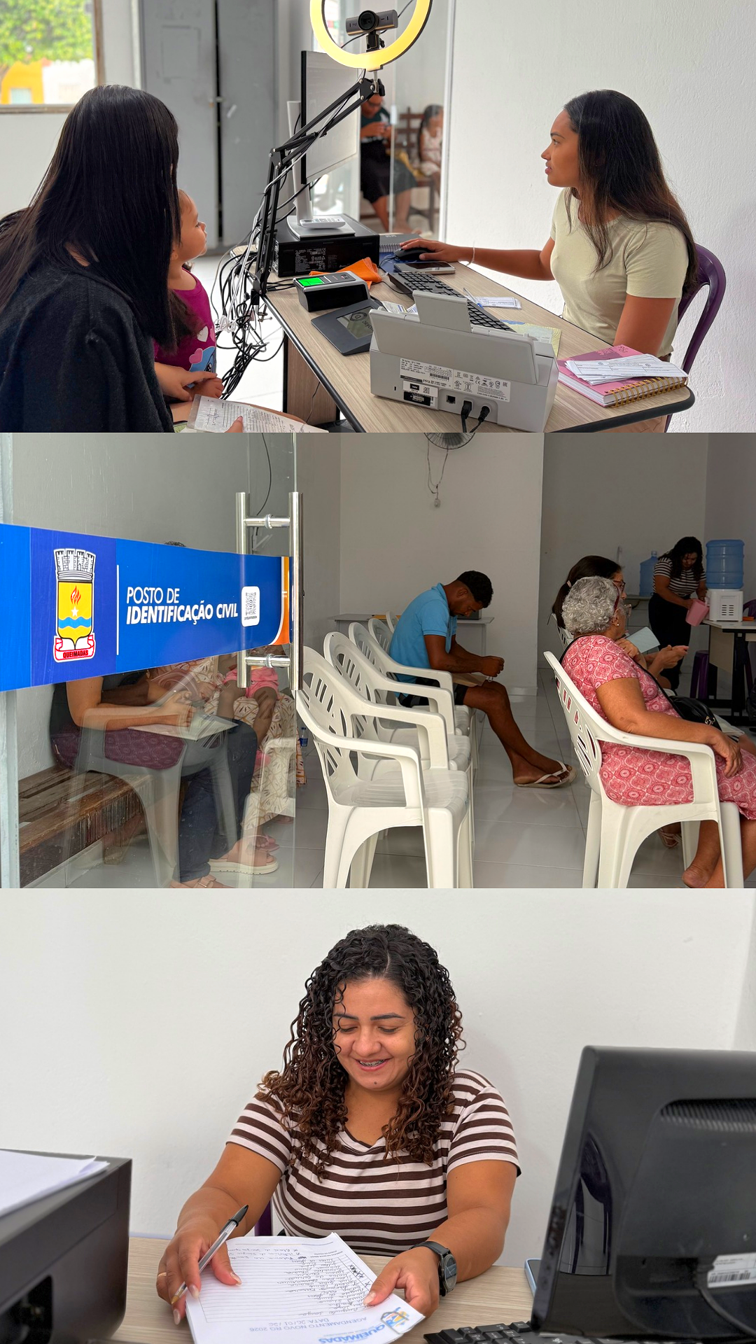 Após grande reforma Posto de Identificacão Civil de Queimadas retorna ao endereço tradicional na Rua João Maurício de Andrade